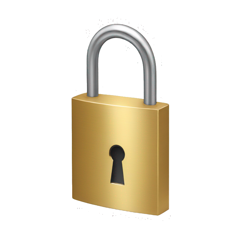 unlock padlock emoji