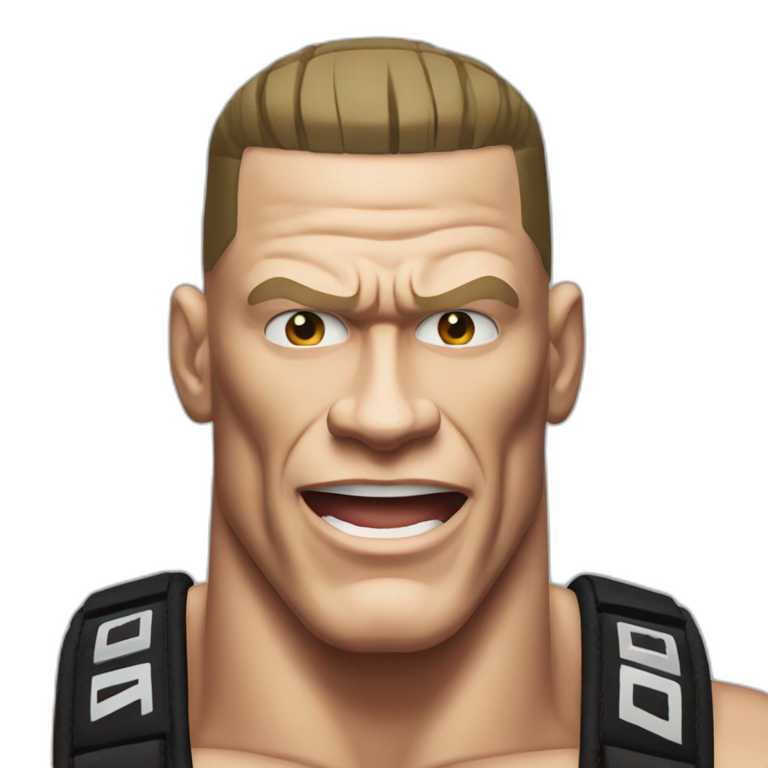 WWE john cena emoji