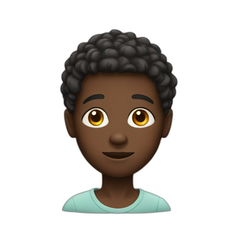 An african boy emoji