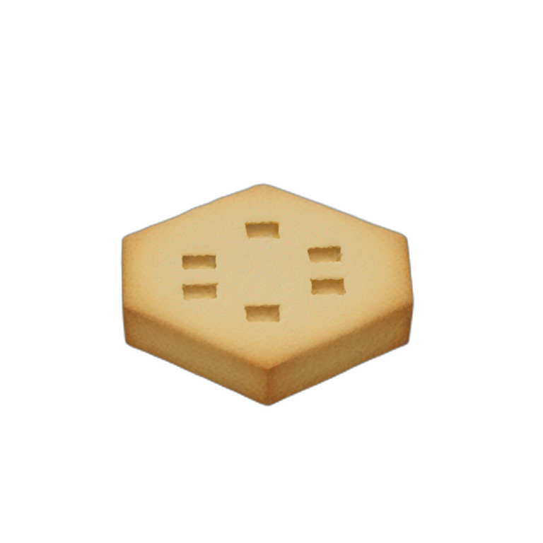 hexagon cracker emoji