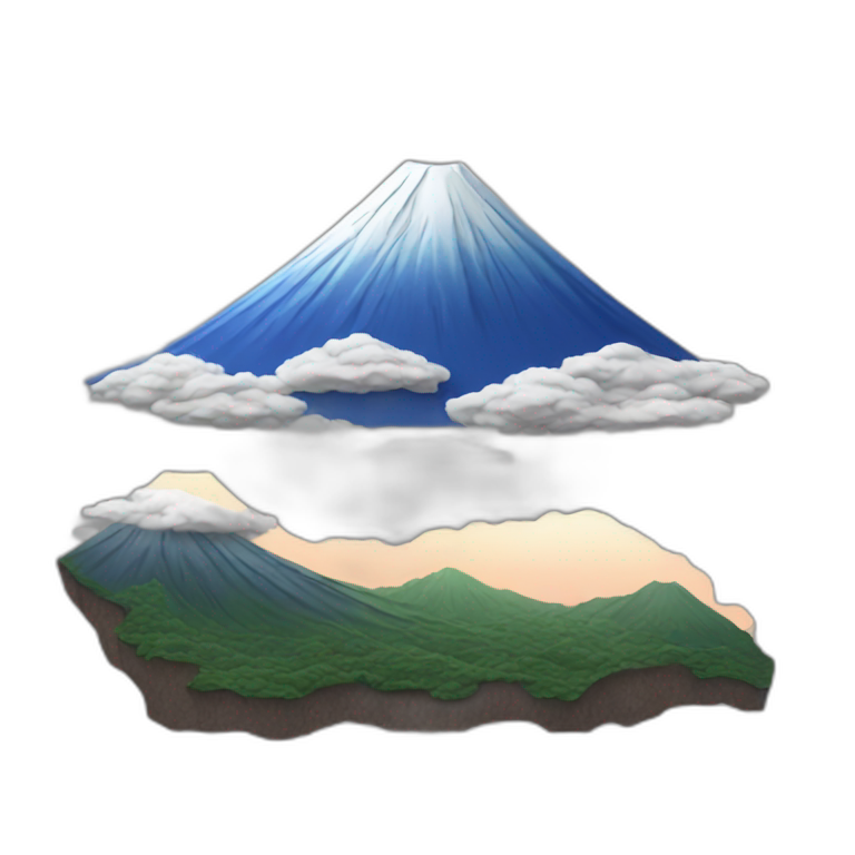 Mount Fuji emoji