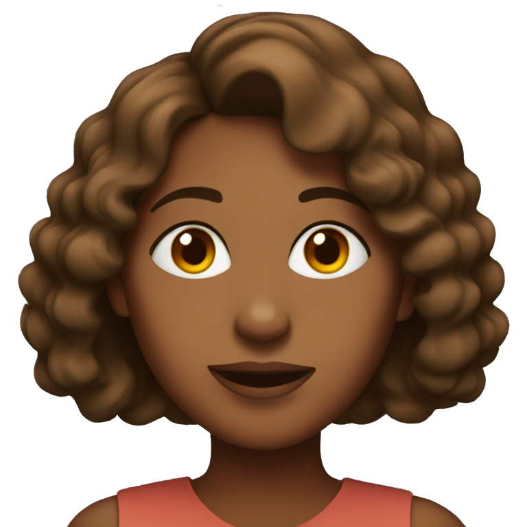Brown woman emoji