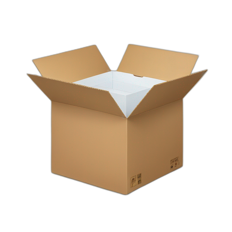 open cardboard box emoji