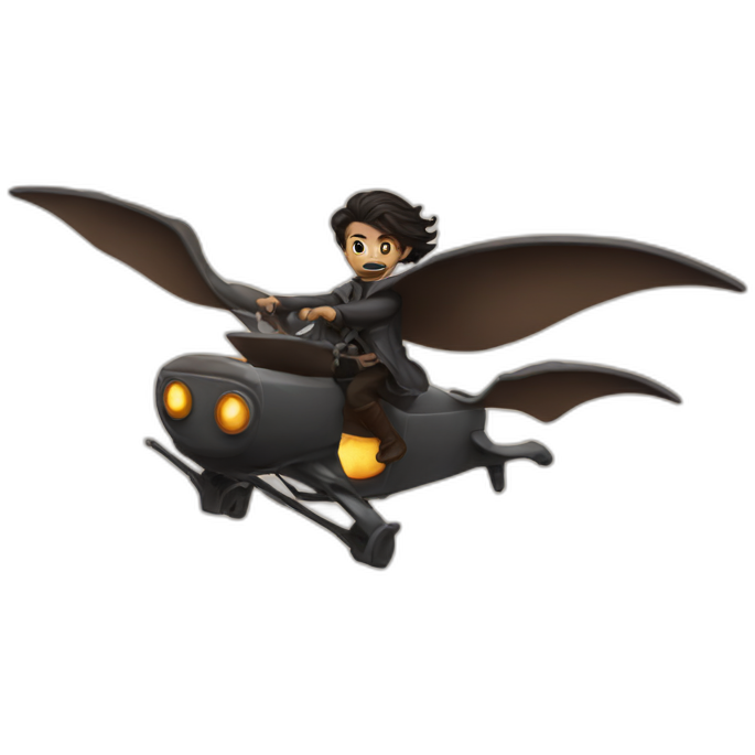 Vin of mistborn flying Sticker