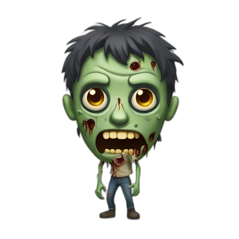a zombie emoji