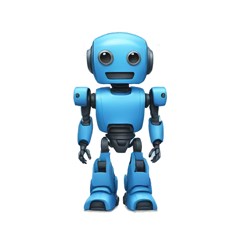 blue robot emoji