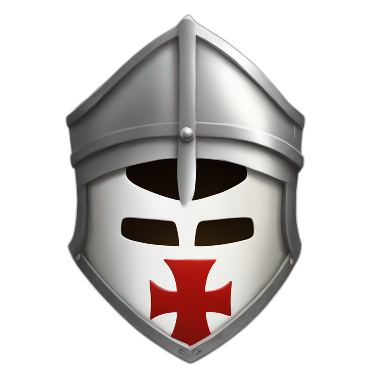 Knights Templar with shield emoji
