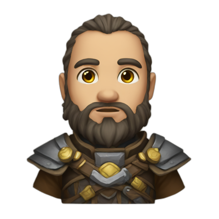Young Hill dwarf cleric faction agent emoji