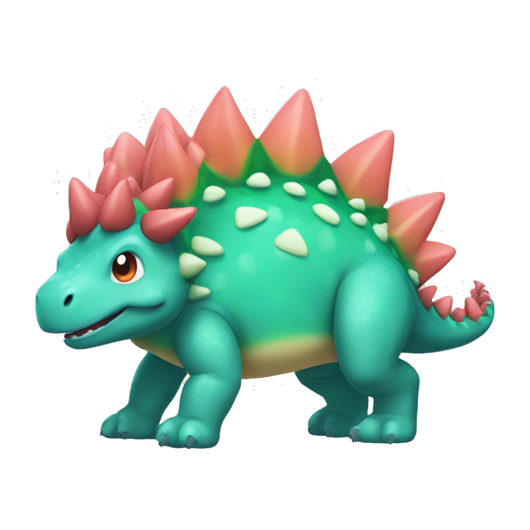cute stegosaurus pokemon emoji