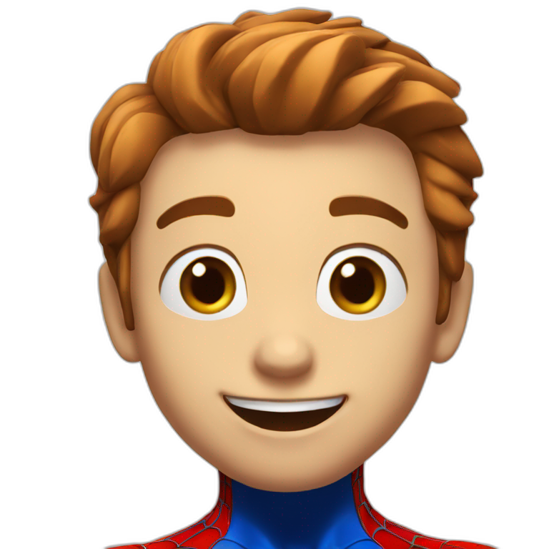 Spider-man says hi emoji