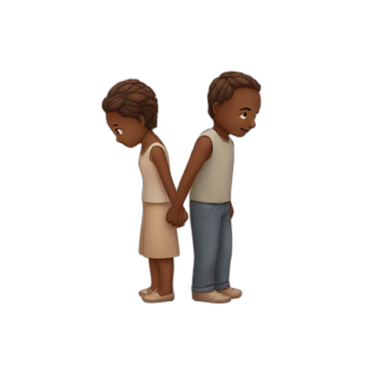 Holding hands emoji