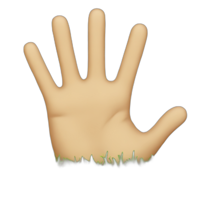 touch grass emoji