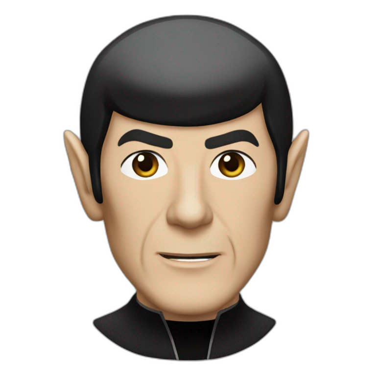 Spock de star trek emoji