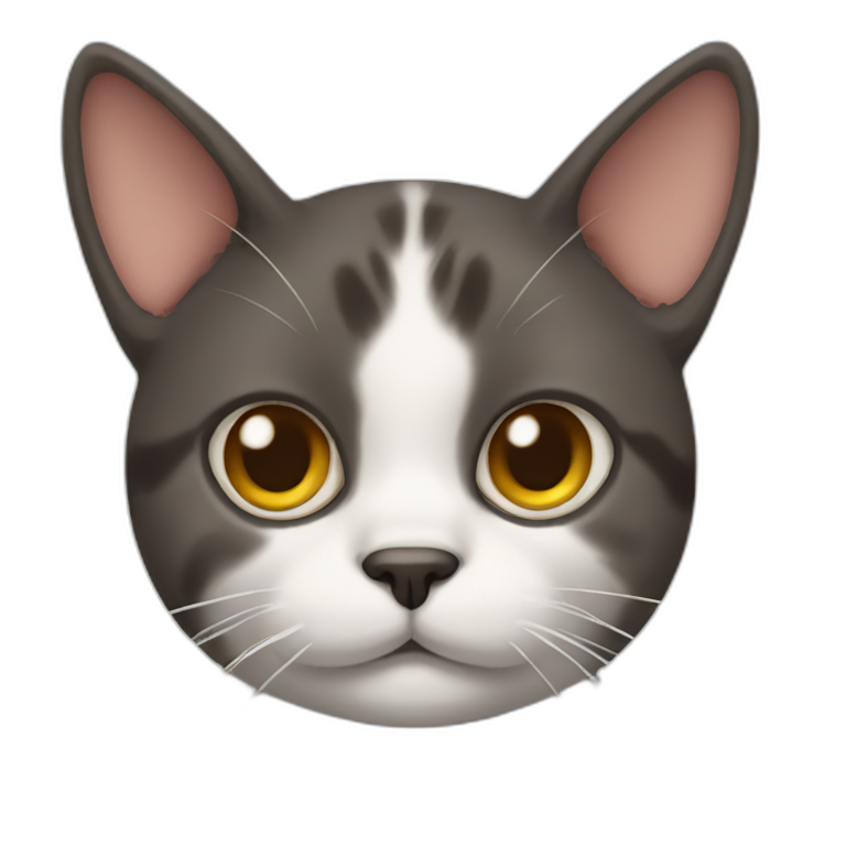 Cat with dog ears emoji