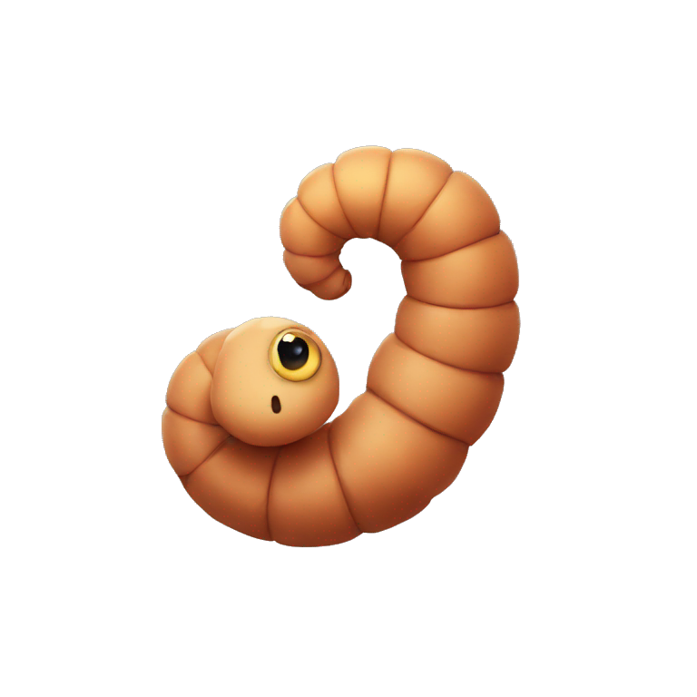 worm emoji