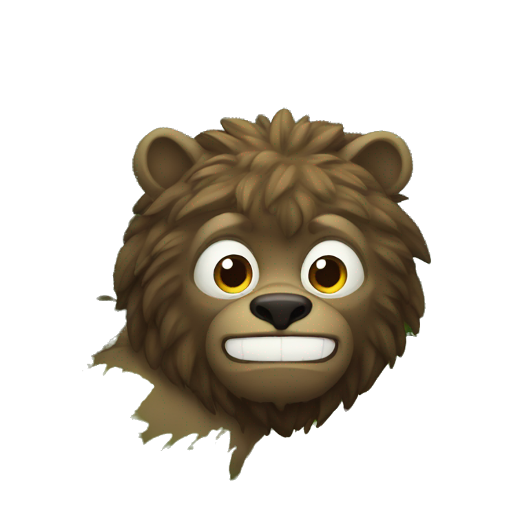 beast in forest emoji