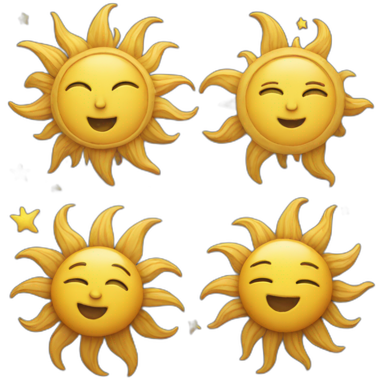 sun and moon emoji