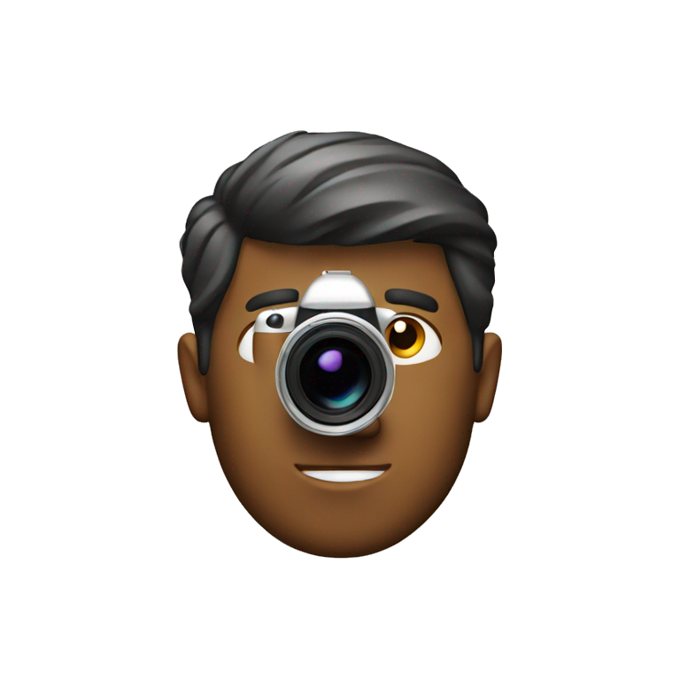 guy with a camera emoji