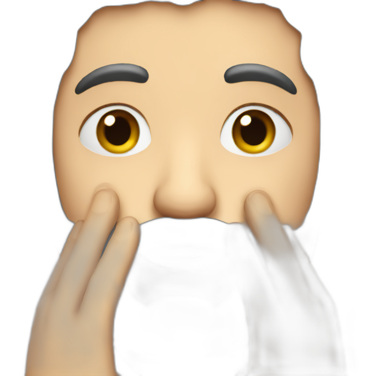 jewish man with beard rubbing hands together emoji