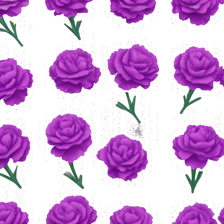purple carnation emoji