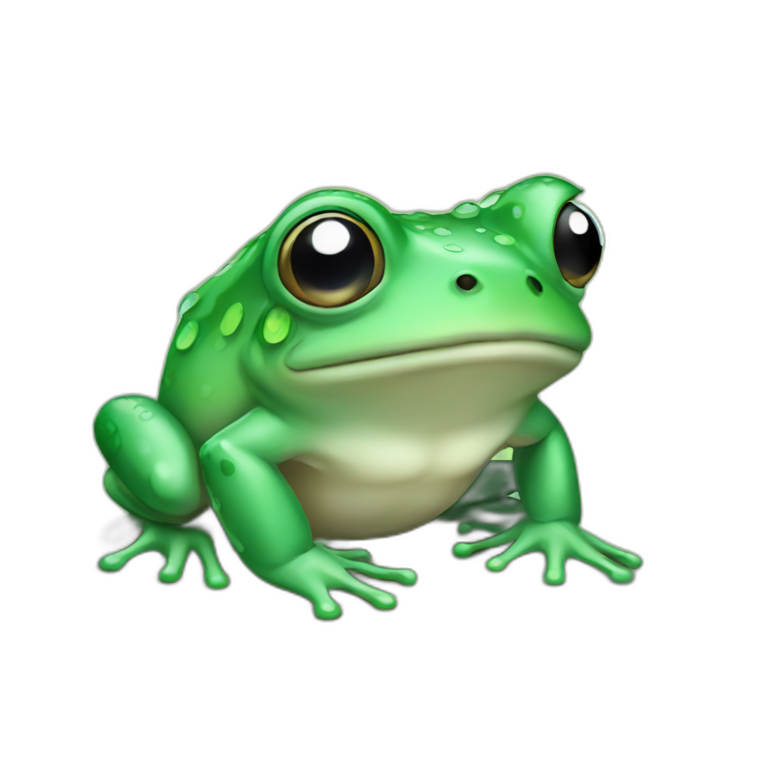 Rain frog emoji