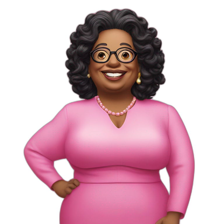 Oprah is mr blobby emoji