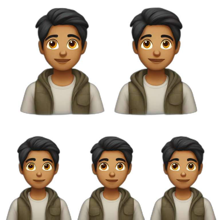 Punjabi young boy emoji