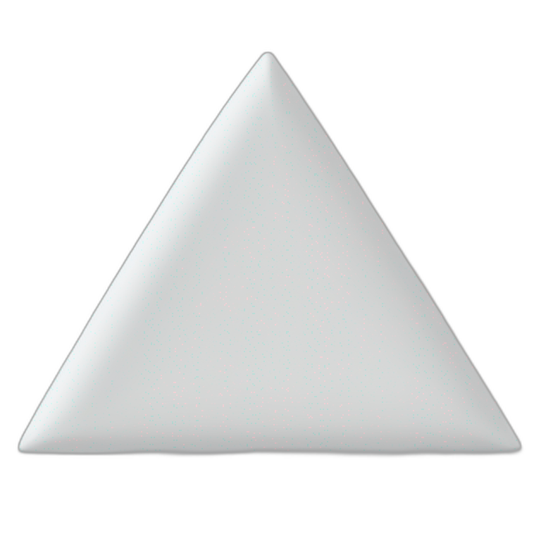 white triangles emoji