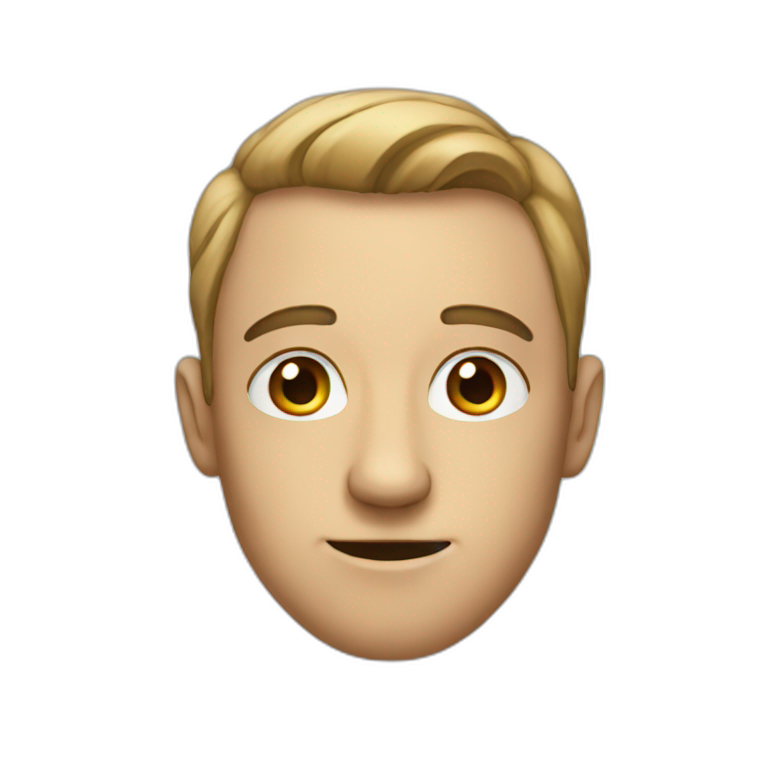 A guy with a big nose emoji