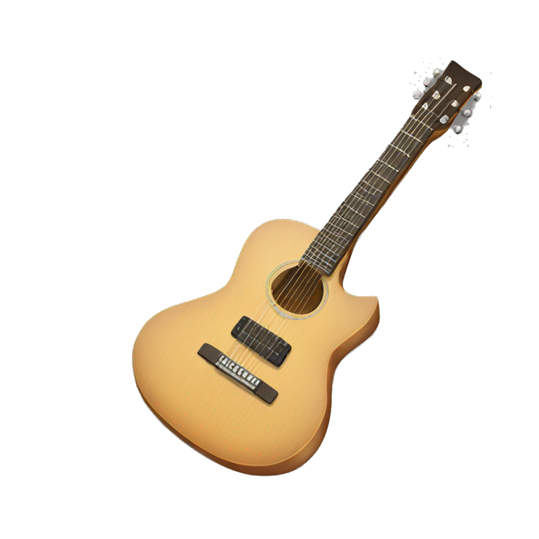 6 string guitar  emoji