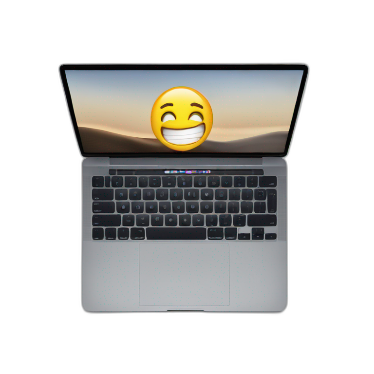 Macbook on air emoji