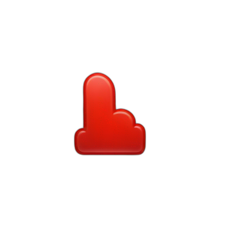 red sign emoji