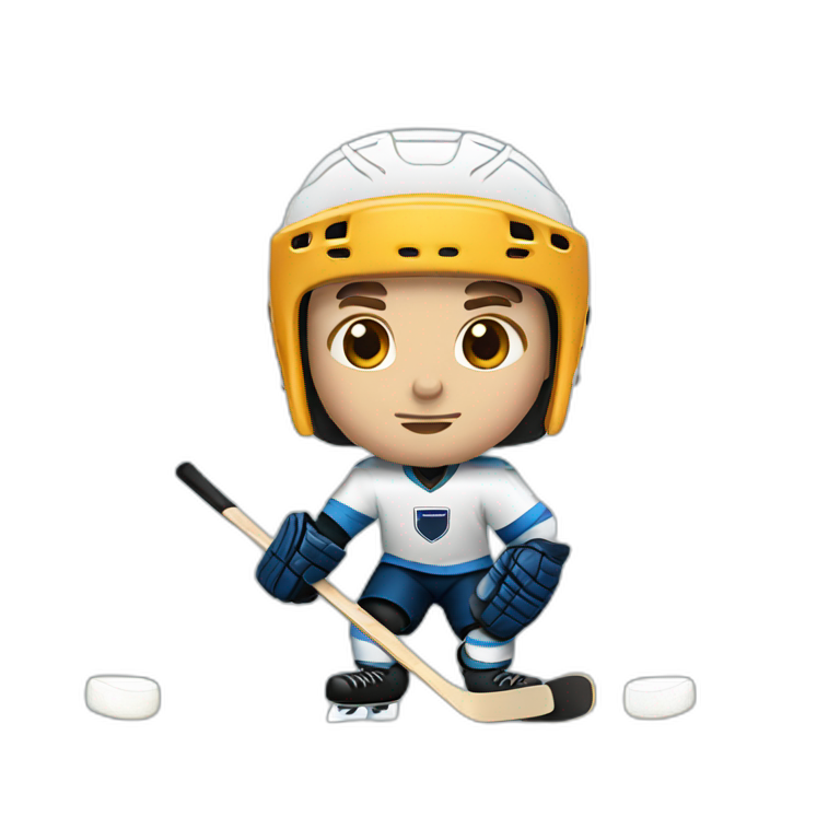 hockey player emoji