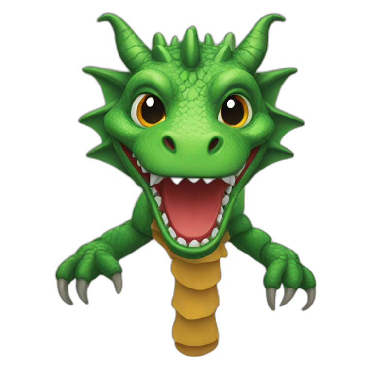Dragon puppet emoji