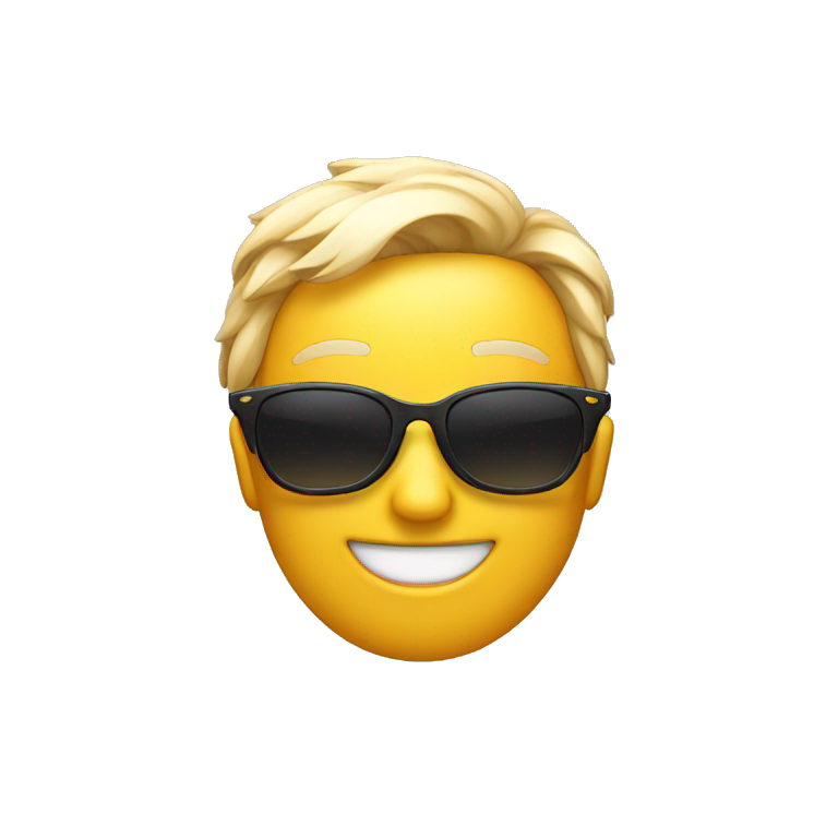smiling emoji with sunglasses  emoji