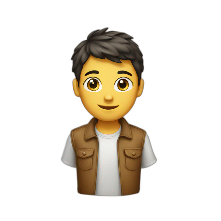 smart boy emoji