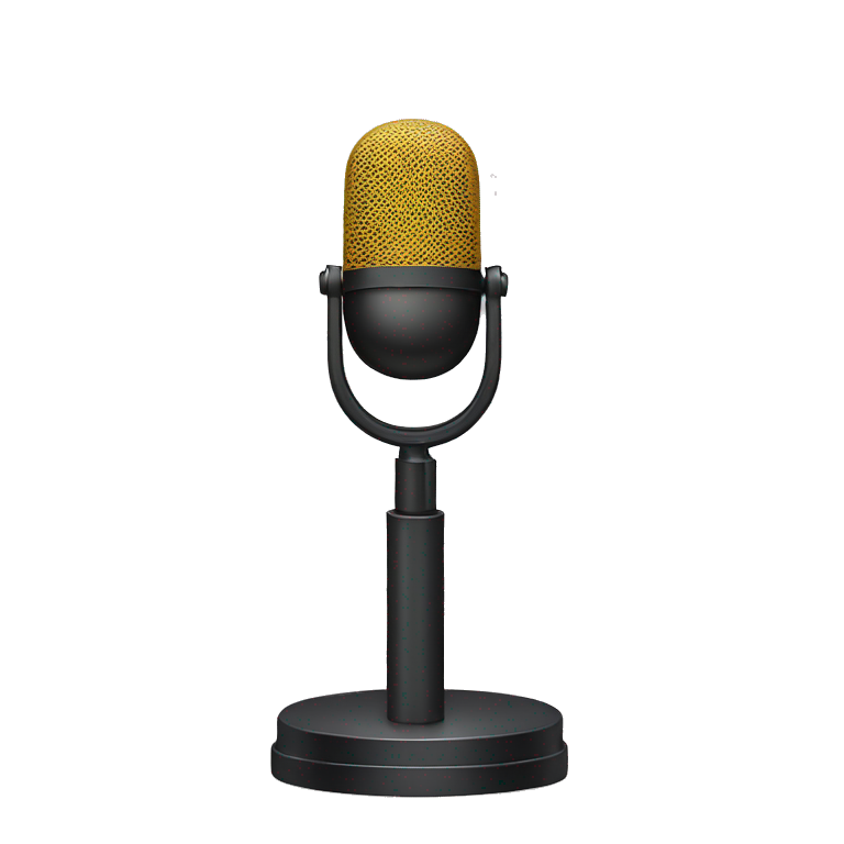 podium mic emoji