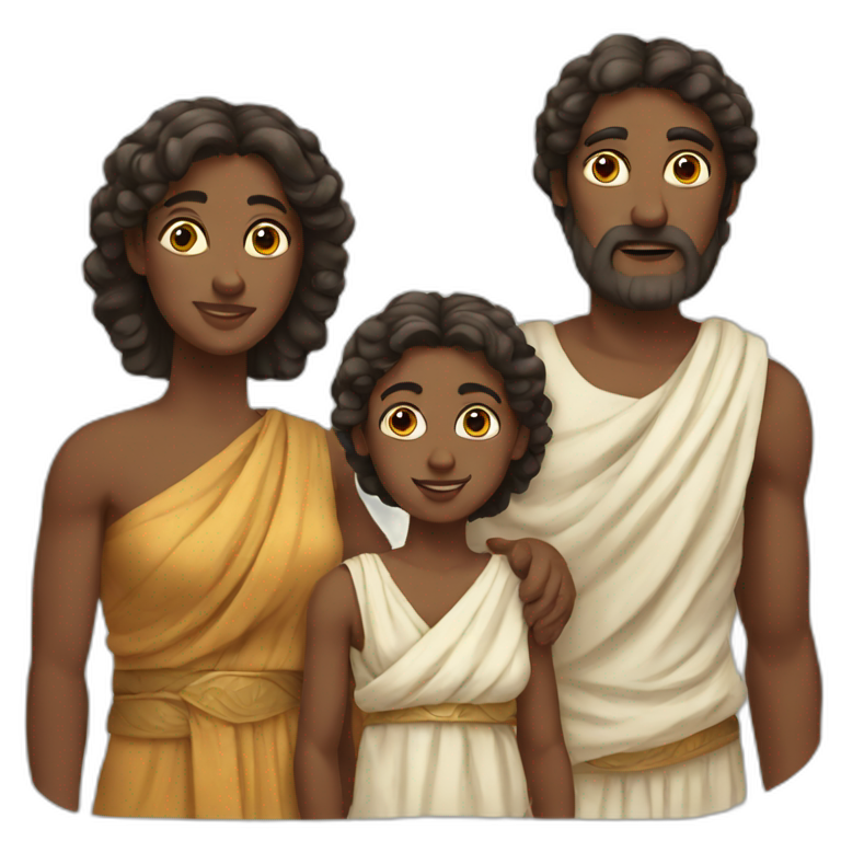 ancient greek family emoji