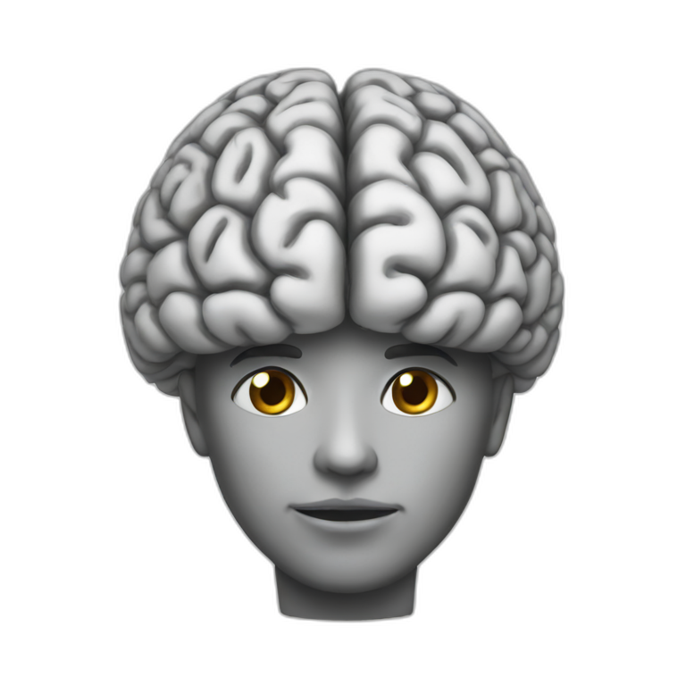 Brain on The Head emoji