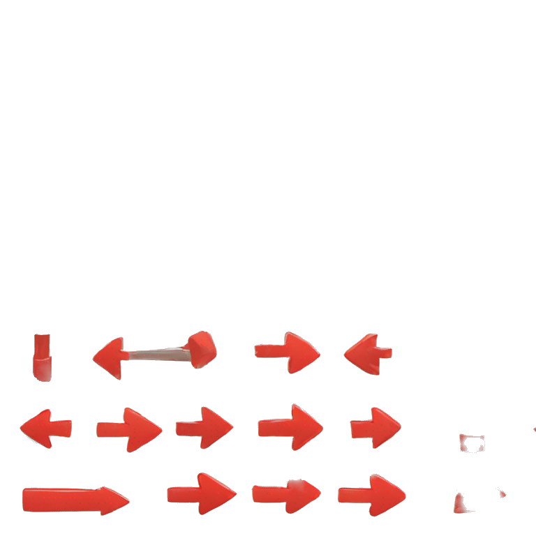 arrow indicator red emoji