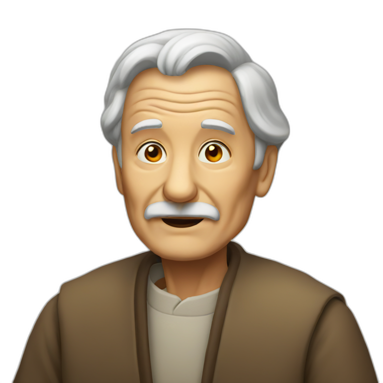 Wise old man emoji