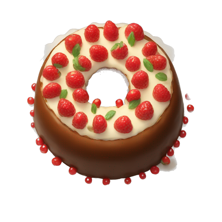 semicircular cake from above emoji