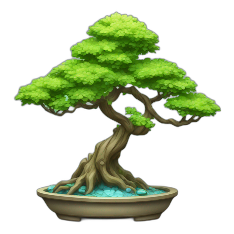 prismatic bonsai emoji