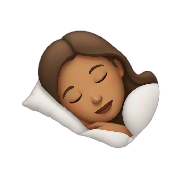 sleeping woman emoji