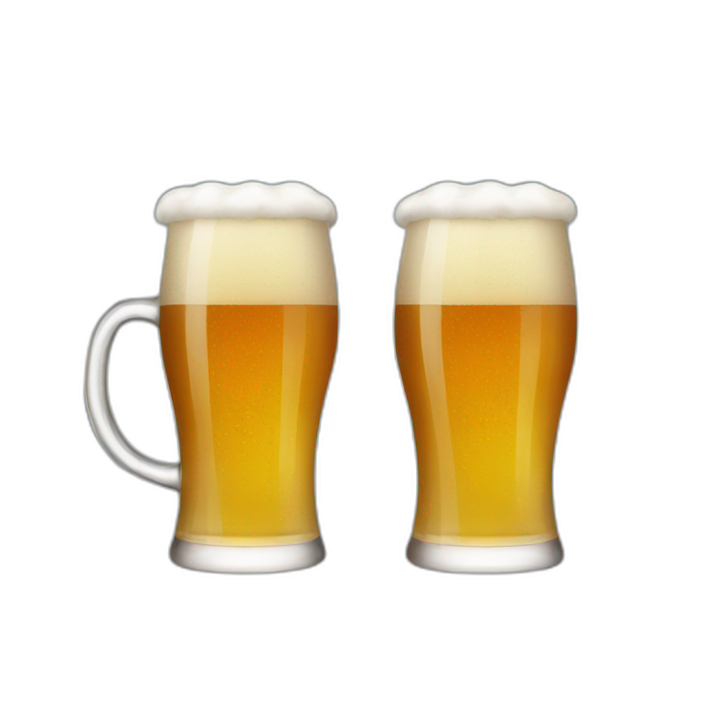 Drink beer emoji