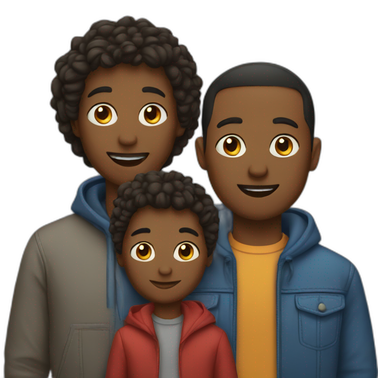parents and two sons emoji