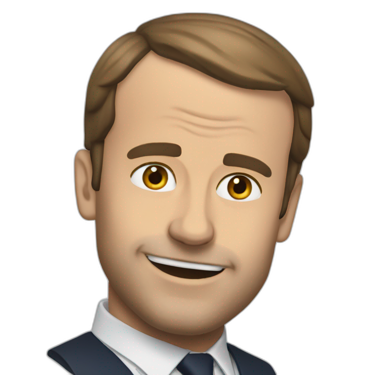  Macron  qui dort emoji