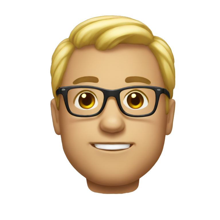 Emoji avec lunettes  emoji