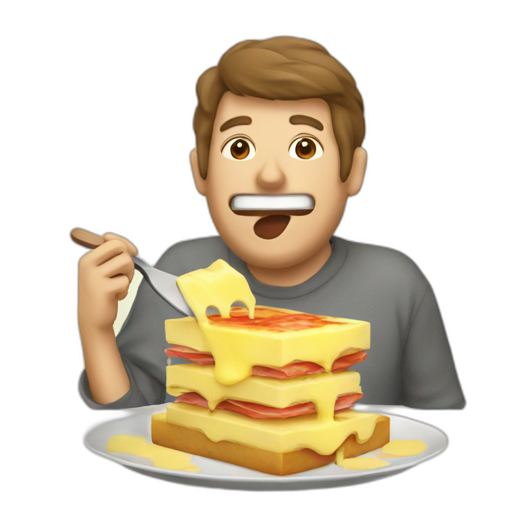 eating swiss raclette emoji