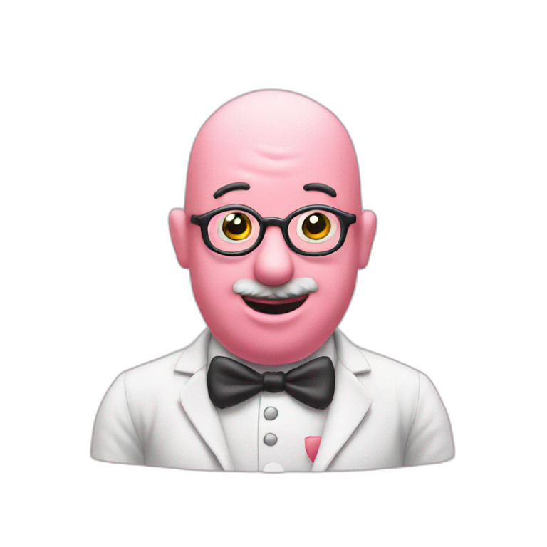 Mr Blobby nuclear physicist emoji